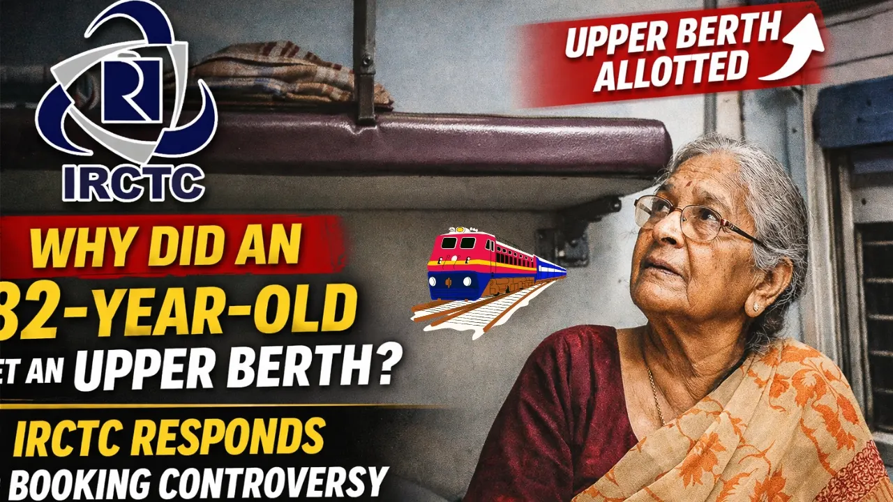 IRCTC upper berth issue Solve